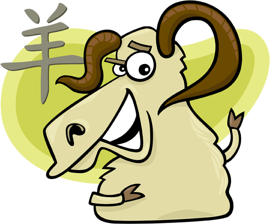 Chinese sign of the sheep or goat