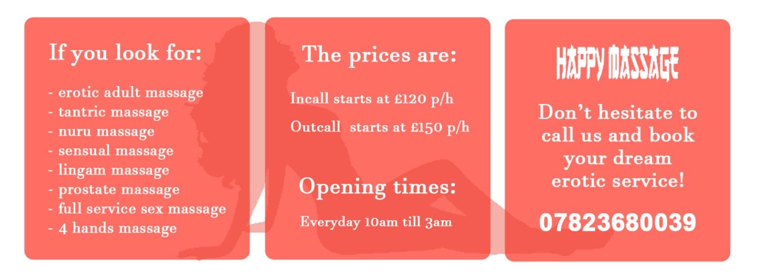 Incall & Outcall Mobile Tantric Massage London Happy Massage